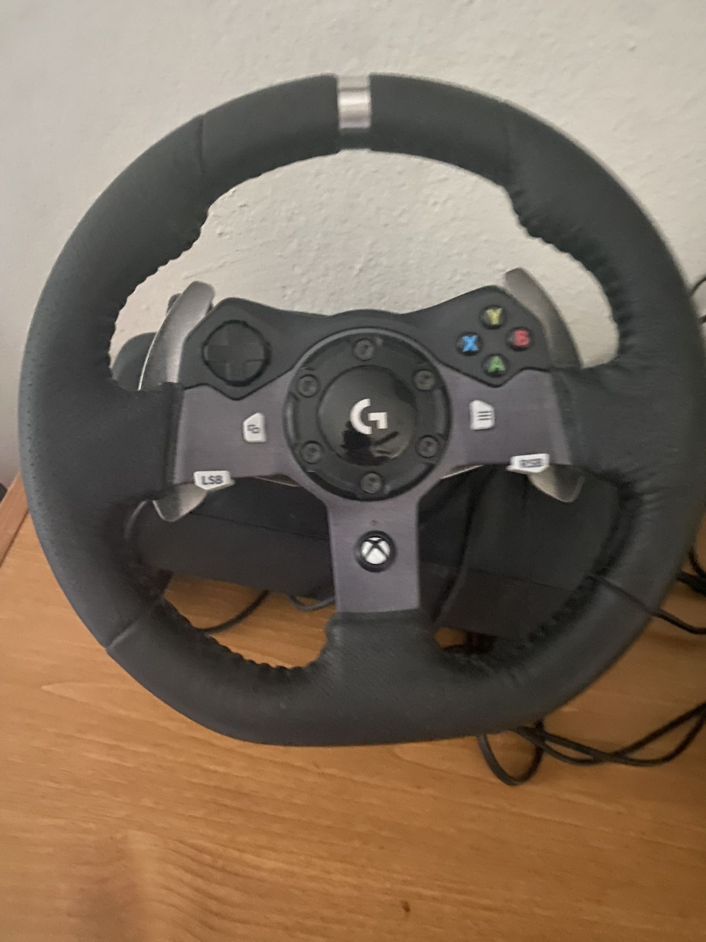 Logitech G920 Steering Wheel and Pedals (comes with cables)