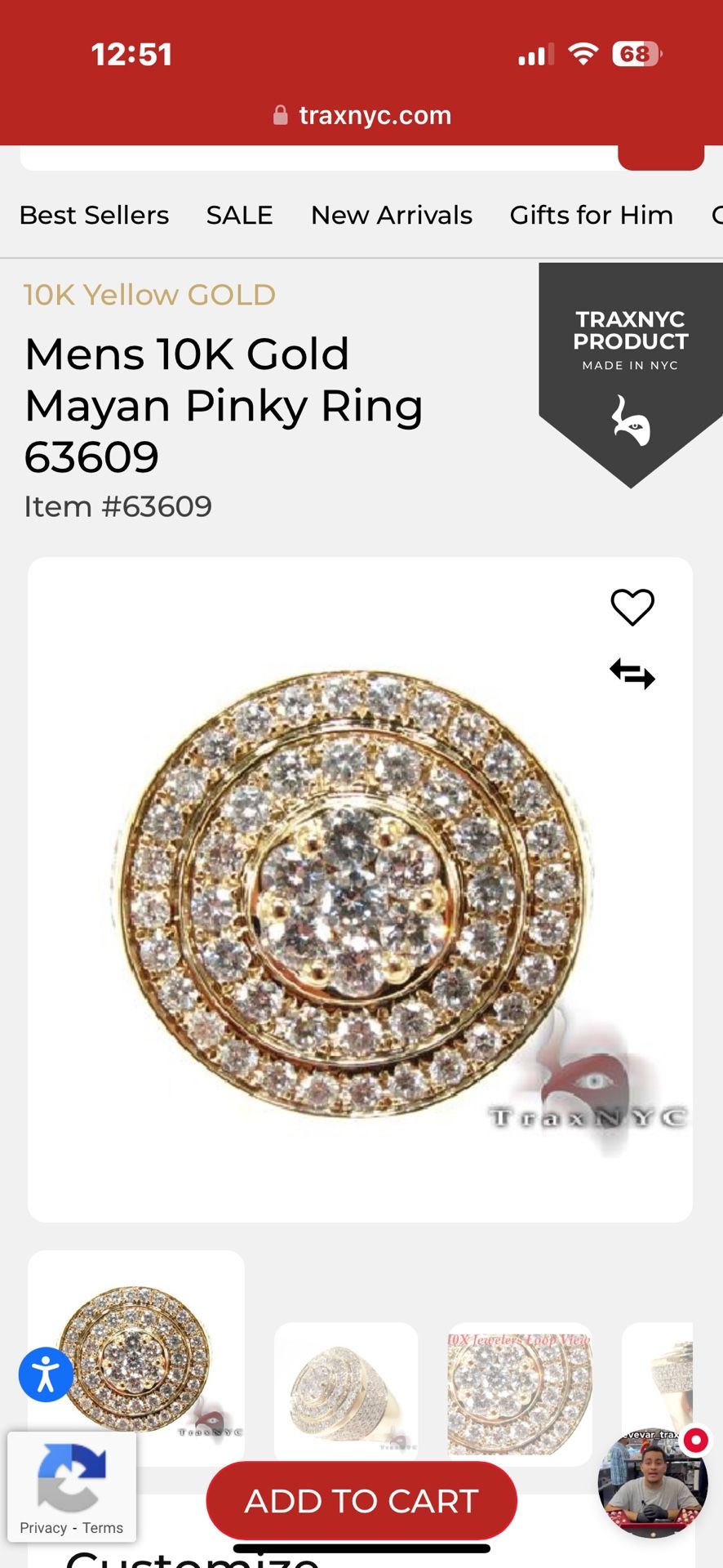 Real Gold&Diamond Ring 10k