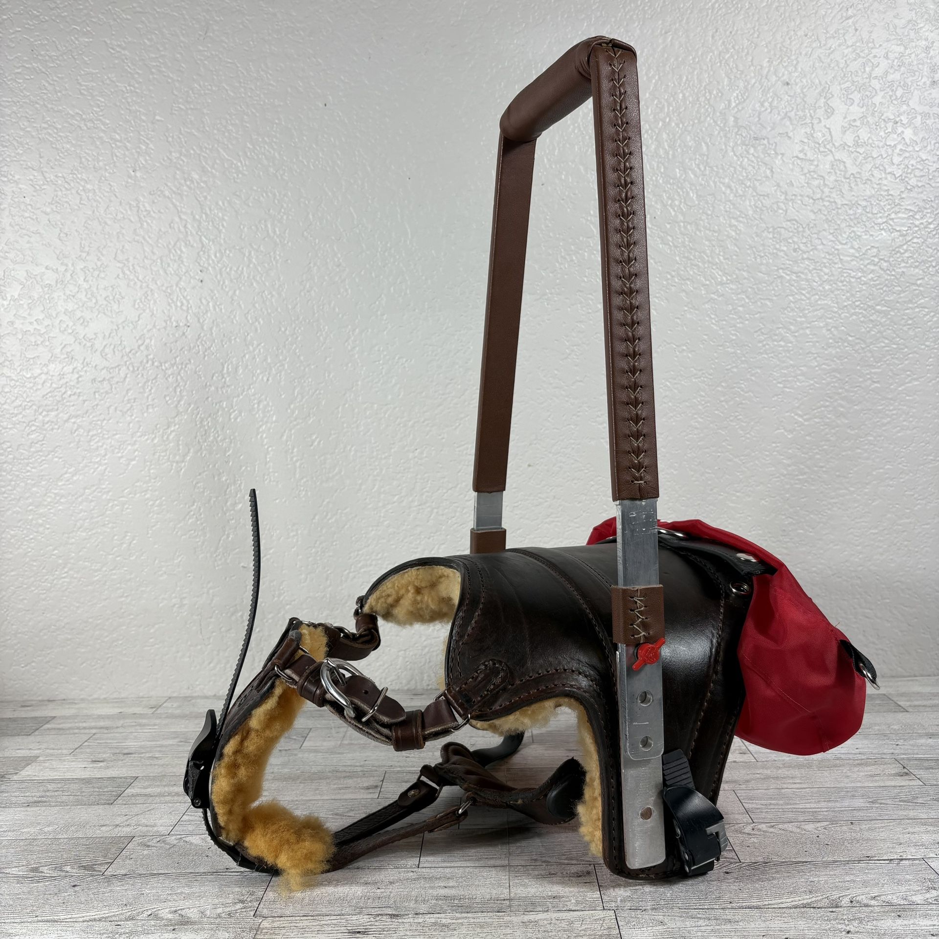 Service Dog Mobility Assistance Harness w/ Bridge Handle Leather Heavy Duty.