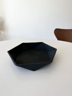 Cast Iron Hexagon Tray - Black