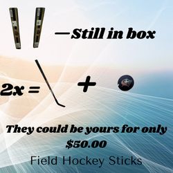 Field Hockey Stick 🏒 With Hockey Puck