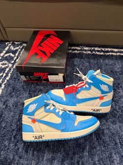 Air Jordan Retro 1 Unc Off White Size 9.5