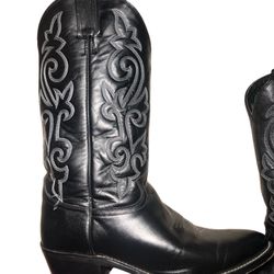 Vintage Justin 1409 Leather Western Cowboy Boots 