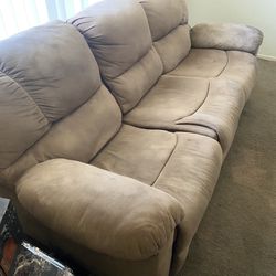 Couches Reclining Love Seat Sofa Couch Brown Sofas