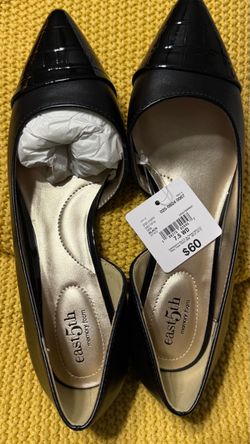 East 5th Black Pointed-Toe Flats Size 7.5 WD
