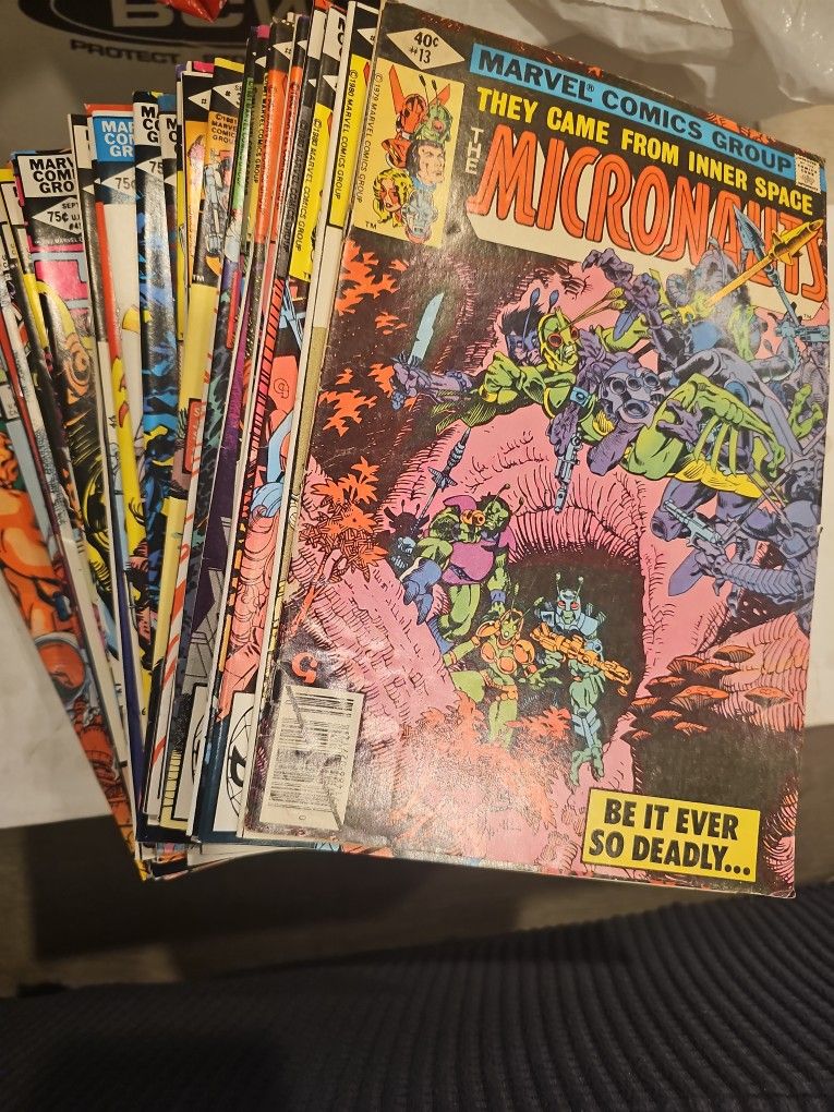 THE MICRONAUTS COMIC LOT
