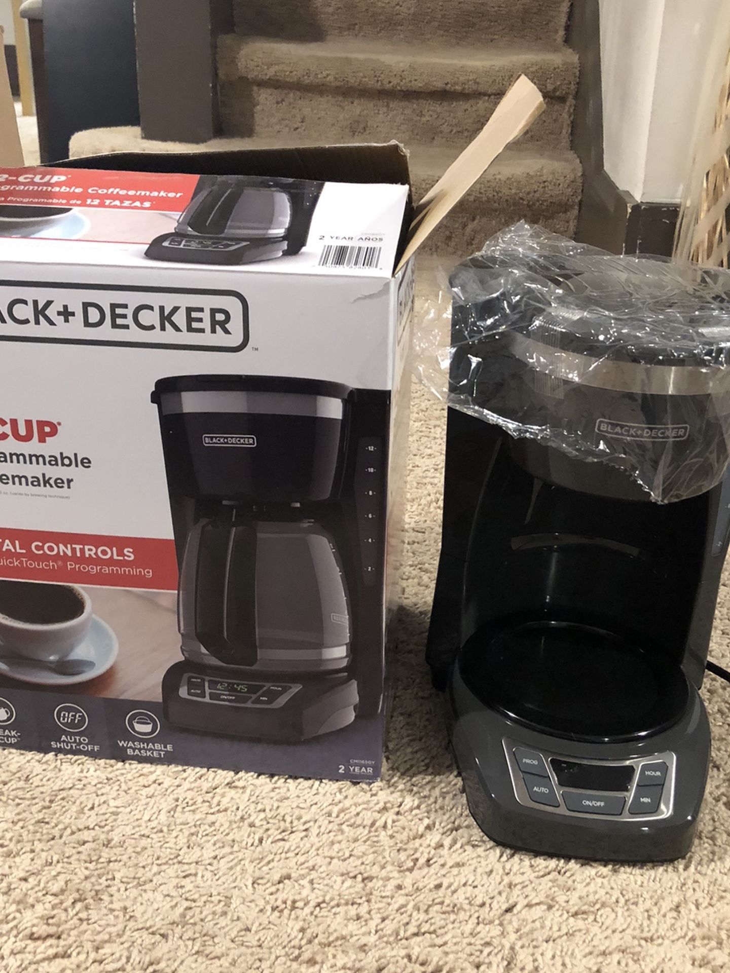 new coffee maker, I don't have a coffee container