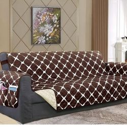 new sofa cover coffee color