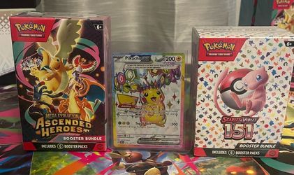 Pokémon bundles + Pikachu ex