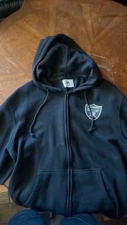 Raiders men zip up sweater