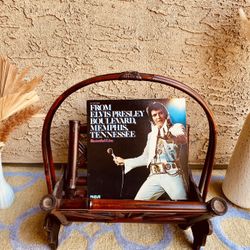 Vintage Rattan/Bamboo Magazine Holder