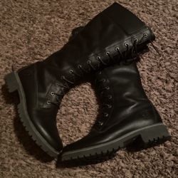 Timberland Women’s Black Tall Boots 7  1/2