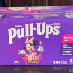 NEW - Huggies Minnie Mouse Pull Ups Sz 2T-3T, 104ct