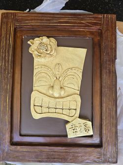 Tiki wall art, Happy marriage and bright life