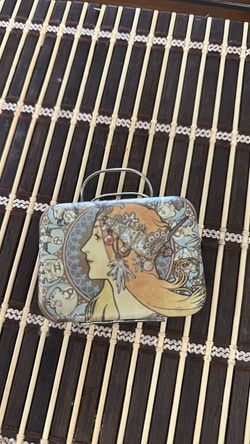 Mucha Art Nouveau Tin case