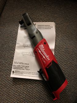 Milwaukee M12 FUEL 12-Volt Lithium-Ion Brushless Cordless 1/2 in. Ratchet (Tool-Only)