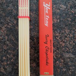Brand New Imitation Ivory Chopsticks 20 Pairs