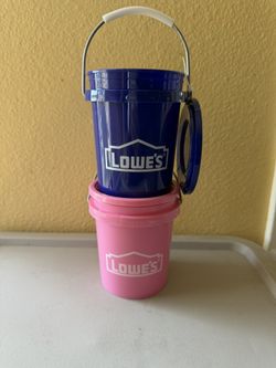 Lowe’s Mini Buckets In Pink Or Blue 