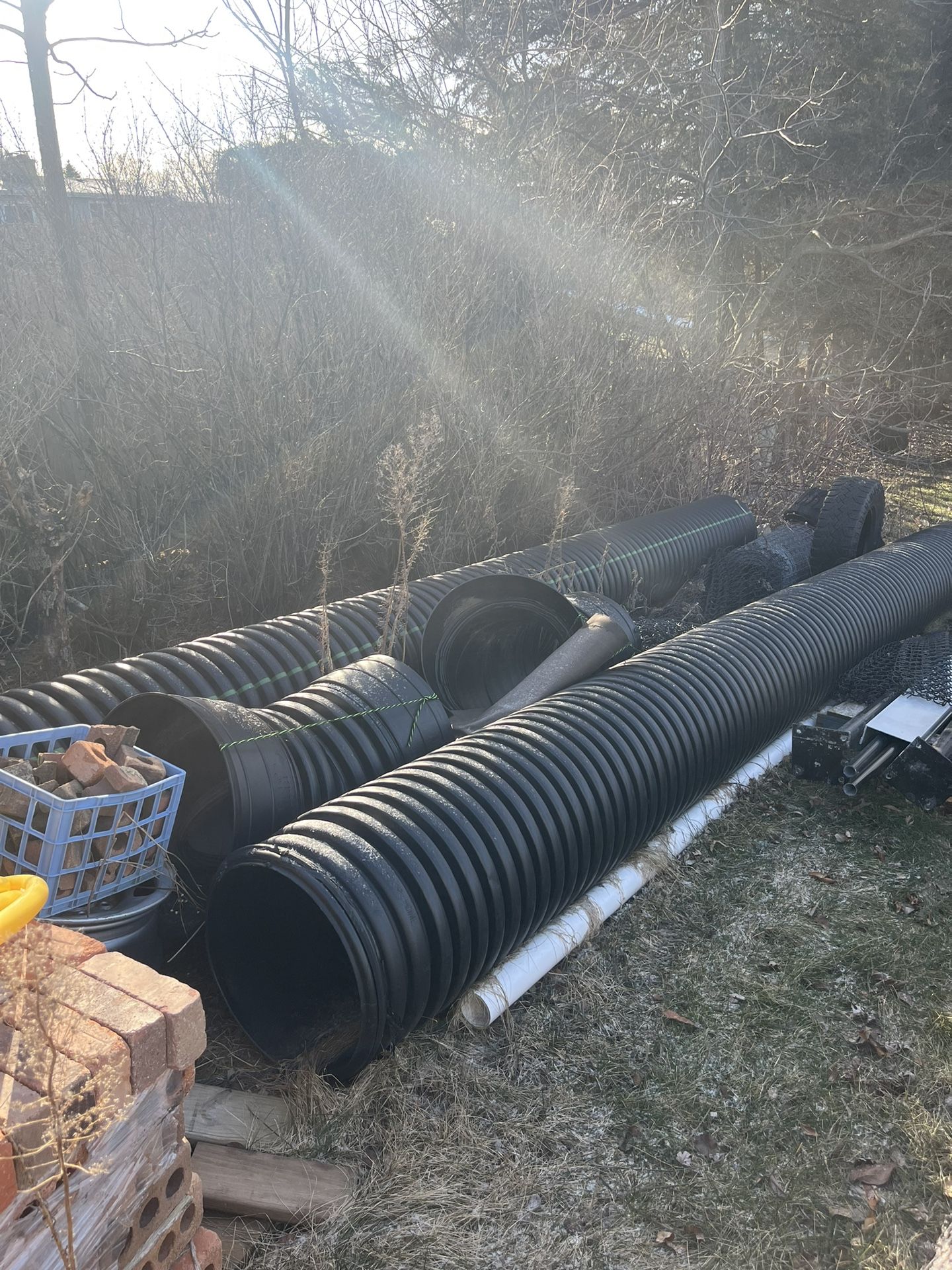 18 in. x 20 ft. Corrugated Culvert Pipe