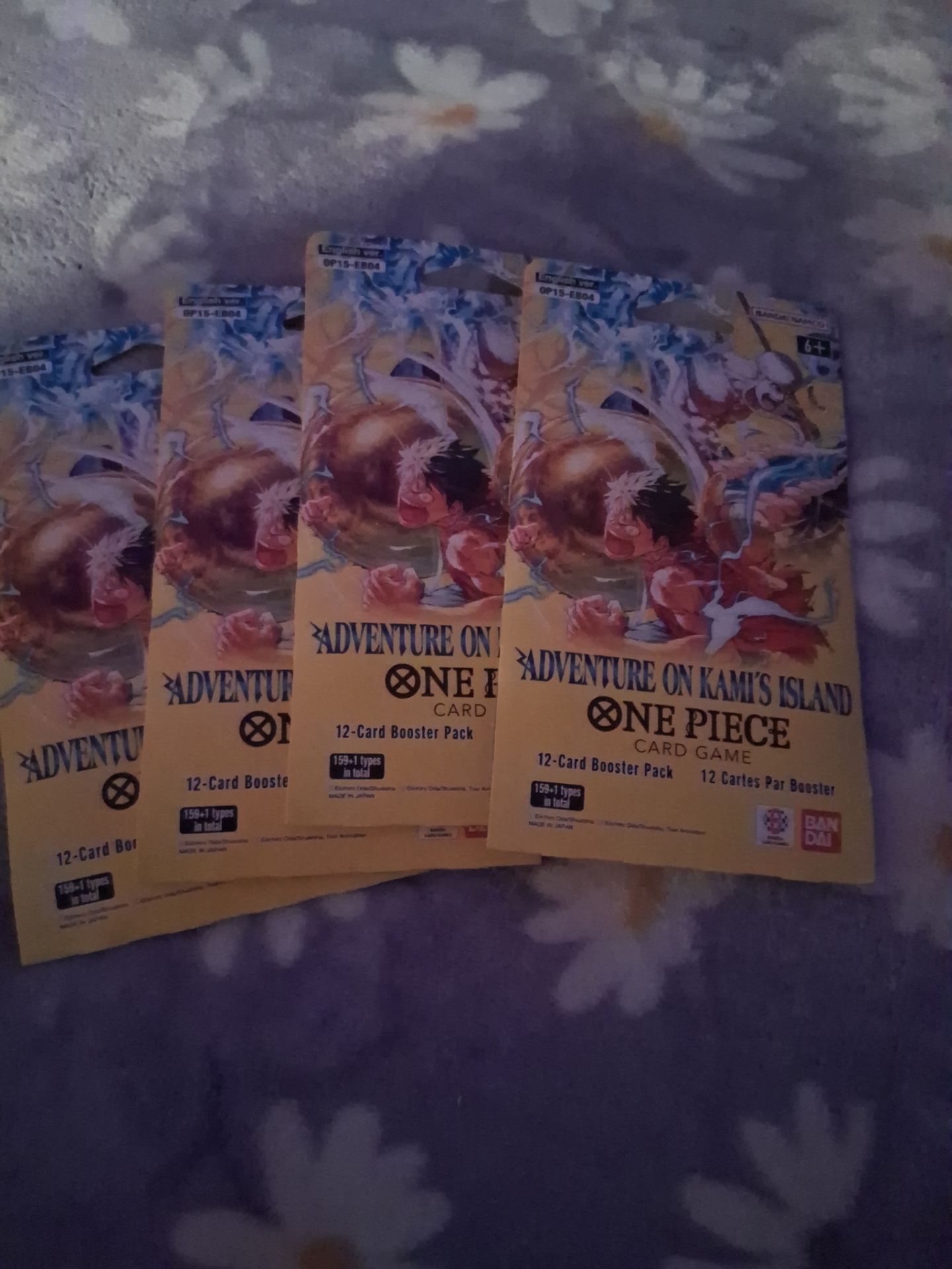 One piece " Adventure on Kamis Island " BOOSTER Pack s