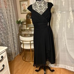 Elegant Classy Blk Party Dress 