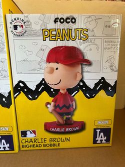 La Dodgers Peanuts Charlie Brown Bighead Bobblehead