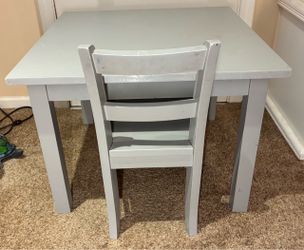 24x24x18 Toddler Table with Chair and Accessories