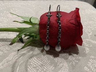 Scott Kay Sterling Silver Signature Pearl Drop Earrings