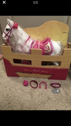 American doll horse and accessories