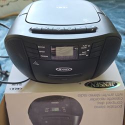 CD Compact Portable Disk Cassette Recorder & Radio