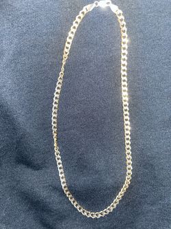 Silver gold men’s chain