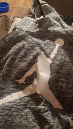 Jump man grey hoodie