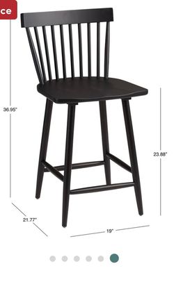 World Market Wood Counter Stools: Set of 4