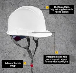 (NEW) 10 Pieces Suspension Hard Hat Construction Hard Hats Bulk for Safety Ratchet Cap Style with Self Adjusting Crown Straps for Men Women