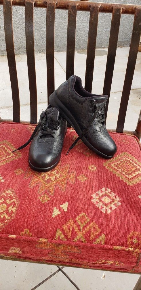 Pw Minor Shoe Orthotic Orthopedic Diabetic Black Oxford 9M Wide display picture 3