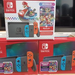 Bonus Package Nintendo Switch. Pick Up Today.