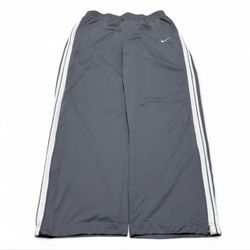 Vintage Wide Leg Sweatpants/Track Pants With Zipper At The Bottom