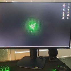 Alienware - AW2725DM 27" IPS LED QHD 180Hz 1ms FreeSync and G-Sync Gaming Monitor with HDR (HDMI, DisplayPort) - Black