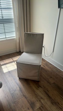 Linen chair for Sale.