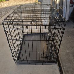Portable Dog Crate With Removable Bottom Tray
