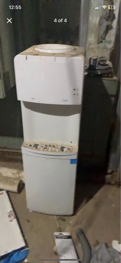 White Freestanding Water Cooler Dispenser