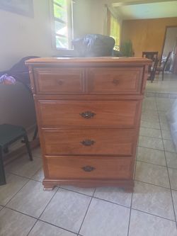 Wood dresser