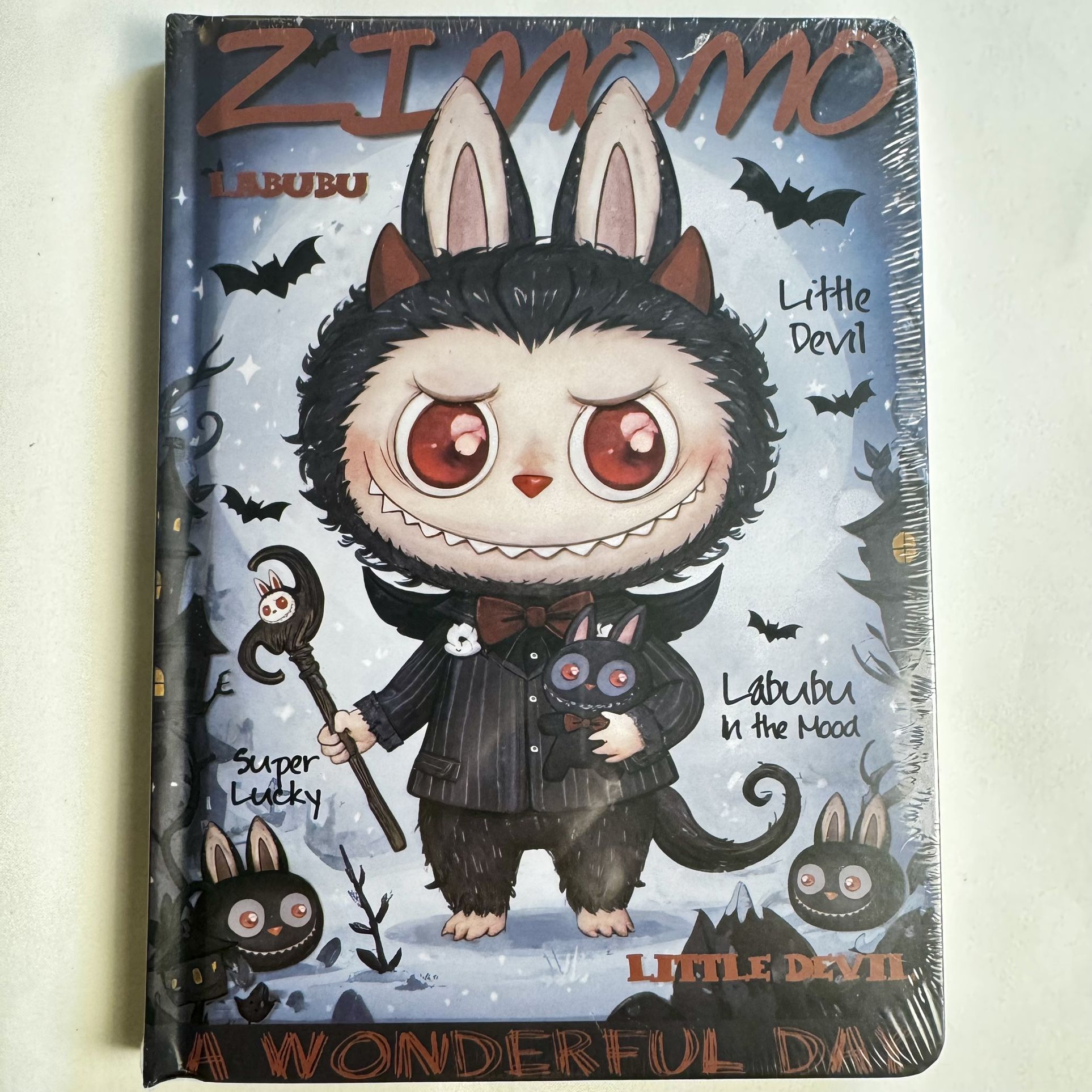 POP MART LABUBU The Monsters Character Colorful Notebook Devil