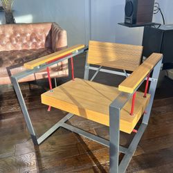 Swing Chair - Beautifully Functional Modern Industrial 1 Of A Kind