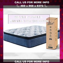 Mt Dana Plush White King Mattress