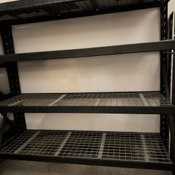 Gorilla Rack Industrial Shelving, 77” x 24” x 72" Heavy Duty 4 Shelves Steel Garage Storage   