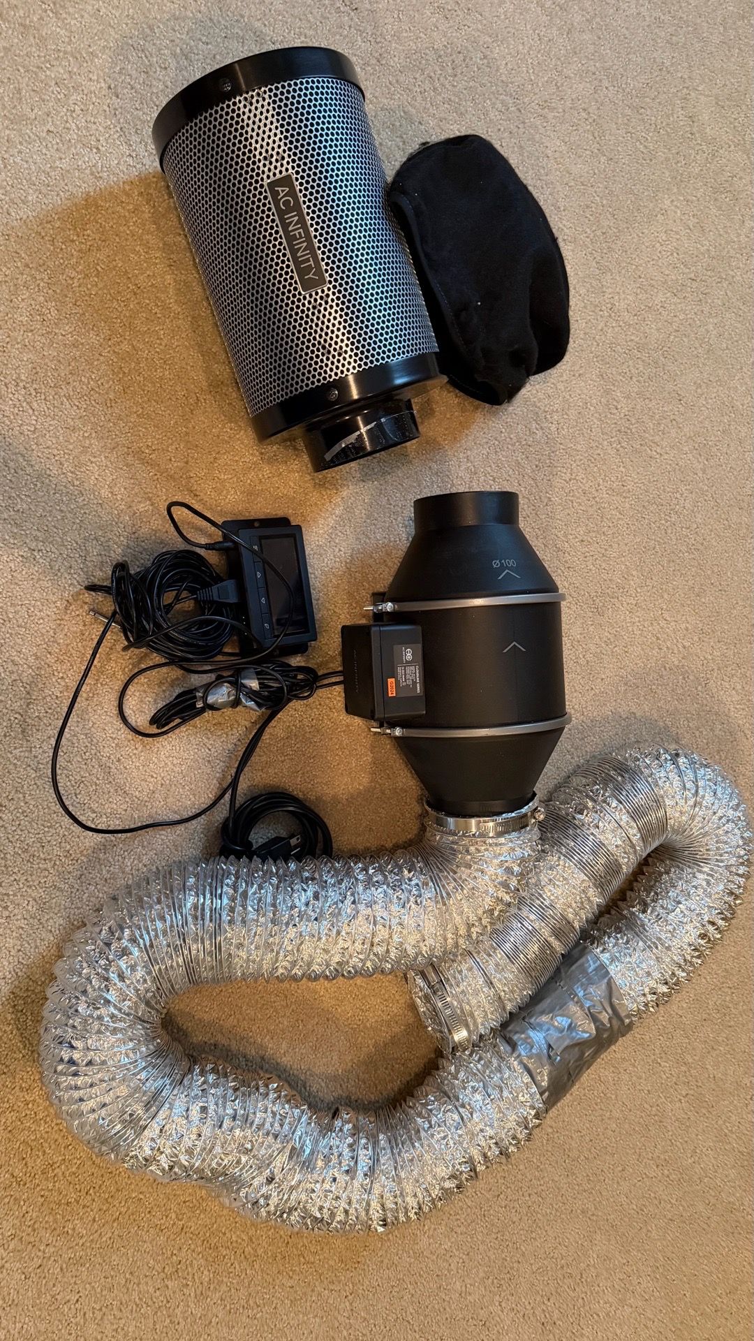 Complete Kit Grow Tent AC Infinity Indoor Garden Hydroponics