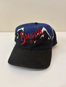 Vintage Rare 90s Busch Mountain Snapback Hat