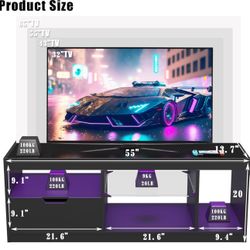 New I’m Box Black Tv Stand 