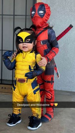 Halloween costumes  Deadpool and Wolverine